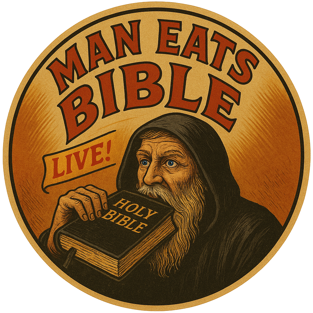Man Eats Bible LIVE